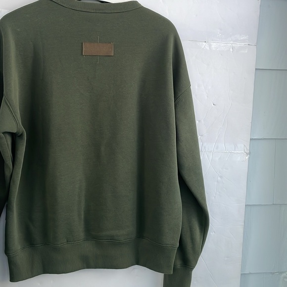 G-Star Men's Olive Green Logo Sweater Sweatshirt Small - Picture 8 of 15